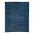 Modern Handmade Deep Indigo Wool Kilim Rug – Minimalist Contemporary Flatweave For Sale
