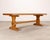 French Provincial Rustic French Provincial Farmhouse Trestle Dining Table 8 Ft. For Sale - Image 3 of 18
