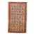 Antique Persian Farahan 4X6 Rust, Blue & Ivory Handmade Area Rug #9902006 For Sale