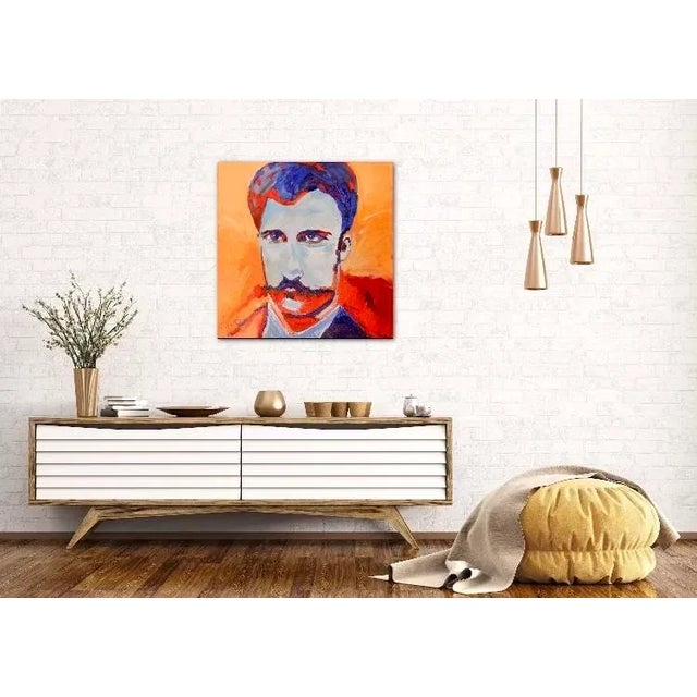 Alexandre Levy A bold Pop Art portrait from my ongoing 27 Club series. Original oil on stretched canvas, 24 × 24 inches....