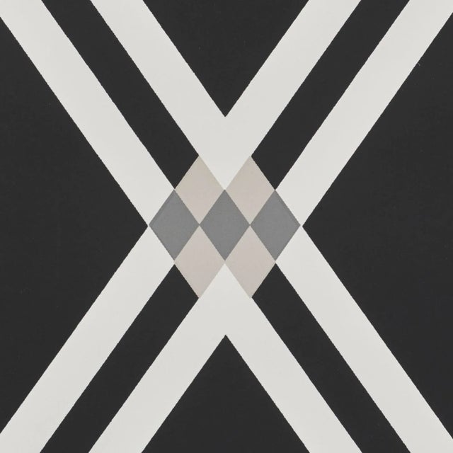 Contemporary Sample - Schumacher X David Oliver AsoloWallpaper in Charcoal For Sale - Image 3 of 4