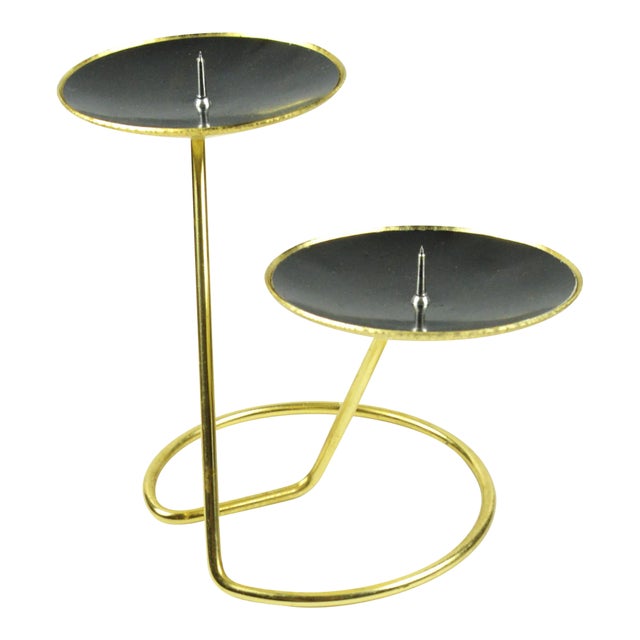 1970s Space Age Style Candlestick, Belgium For Sale