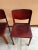 Matteo Grassi Vintage Red Leather Chairs from Matteo Grassi, 1990s, Set of 4 For Sale - Image 4 of 11