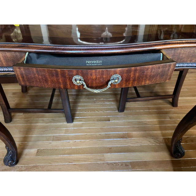 Brown 2014 Traditional Dining Table by Henredon For Sale - Image 8 of 12