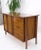 T.H. Robsjohn Gibbings Exposed Sculptural Legs Walnut Three Drawers Two Doors Credenza Server Sideboard For Sale - Image 4 of 13