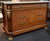 French Louis XVI Style Ormolu Mounted Commode With Italian White Marble Top For Sale - Image 3 of 8