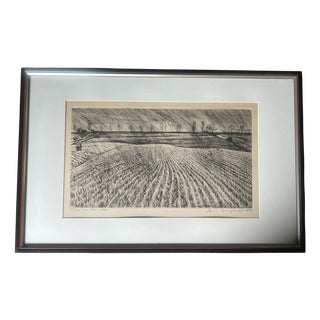 André Jacquemin, My Native Land, 1956, Engraving For Sale