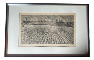 André Jacquemin, My Native Land, 1956, Engraving