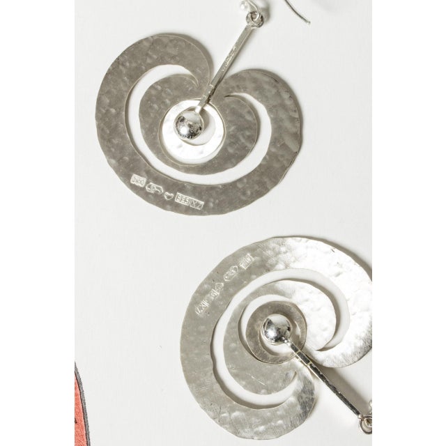 Omena Earrings by Tapio Wirkkala, 1975, Set of 2 For Sale - Image 6 of 7