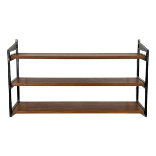 Scandinavian String Shelf in Wood For Sale