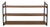 Scandinavian String Shelf in Wood For Sale