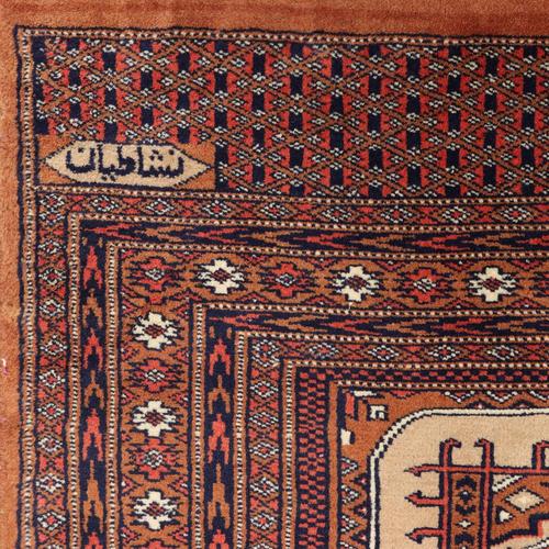 Vintage Bukhara Rug, Pakistan For Sale - Image 5 of 9