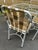 Industrial Vintage Aluminum Table and Chair Set For Sale - Image 3 of 14