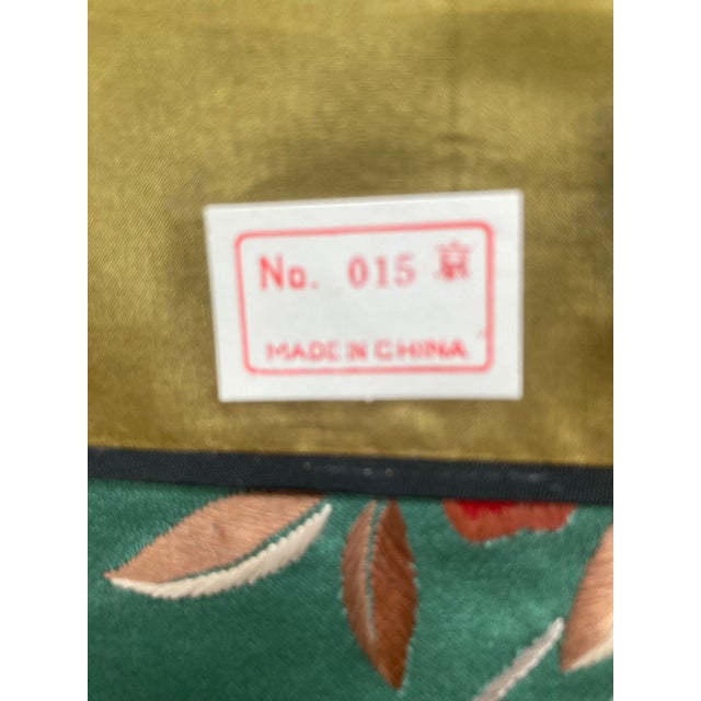 Mid 20th Century Vintage Chinese Silk Embroidered Tapestry For Sale - Image 5 of 5