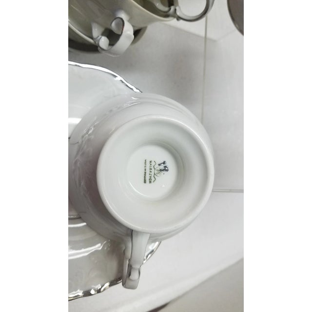 Ceramic 1960s Walbrzych Porcelain Dinnerware - Set of 66 Pieces For Sale - Image 7 of 11