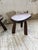 Brutalist Oak Tripod Stools, 1960s, Set of 4 For Sale - Image 10 of 18