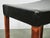 Mid-Century Danish Modern Wood and Black Leather Stool, 1960s For Sale - Image 6 of 12