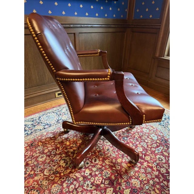 2020s Georgetown Swivel-Tilt Chair For Sale - Image 5 of 9