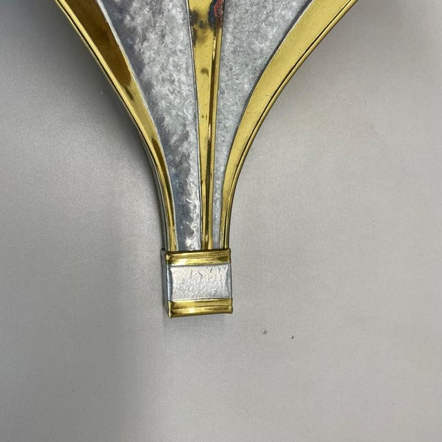 Bi-Color Wall Lights attributed to Henri Fernandez for Honoré, France, 1970s, Set of 2 For Sale - Image 9 of 18