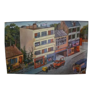 Oge Hachette Double Sided Educational Poster La Rue Et La Cuisine