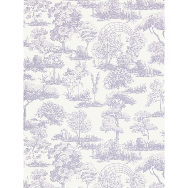 This hand-penned quiet garden scene gives classic toile a fresh look. Proudly printed at the Scalamandré Press in eleven...