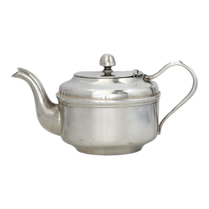 Early 20th Century World War II Us Navy Officers Silverplate Mess Teapot