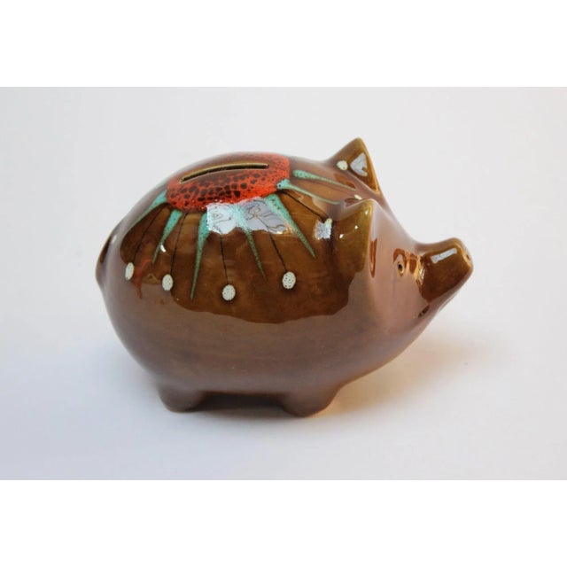 Mid-Century Italian Modern Ceramic Piggy Bank by Bertoncello For Sale - Image 12 of 12
