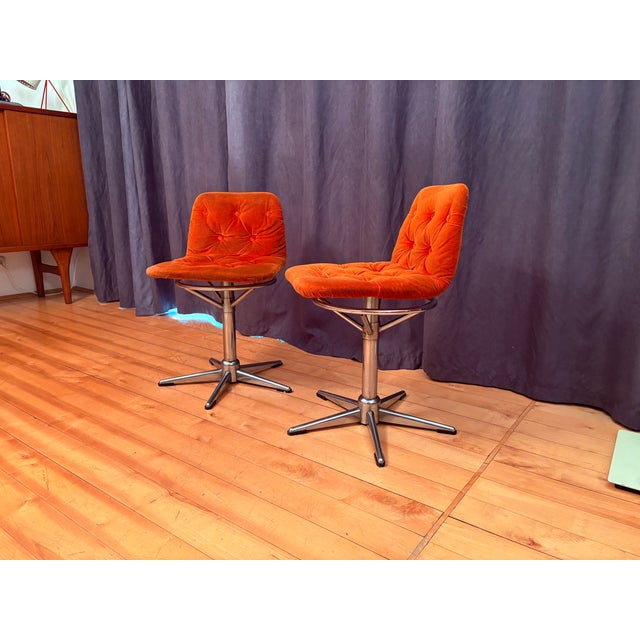 Swivel Chairs, 1960s, Set of 2 For Sale - Image 4 of 13