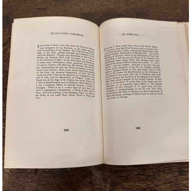 "Liber Aleph: The Book of Wisdom or Folly" by Aleister Crowley, 1st Edition For Sale - Image 14 of 16