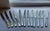 1960s A Cased Set of 12 Silver Dinner Knife, Leighton by Walker & Hall For Sale - Image 10 of 17