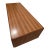Ebanista Barcelo Zebra Wood With Walnut Edge Detail Cocktail Table For Sale