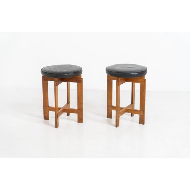 Stools by Uno & Östen Kristiansson for Luxus Vittsjö For Sale - Image 12 of 14