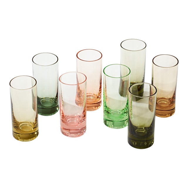 Mid 20th Century Mid-Century Modern Shot Glasses - Set of 8 For Sale