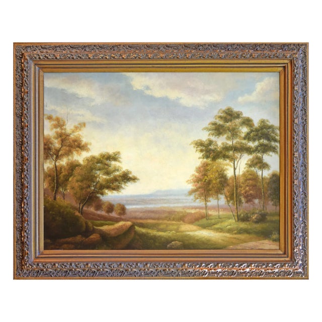 Large Scale Contemporary Traditional Landscape Painting Oil on Canvas For Sale