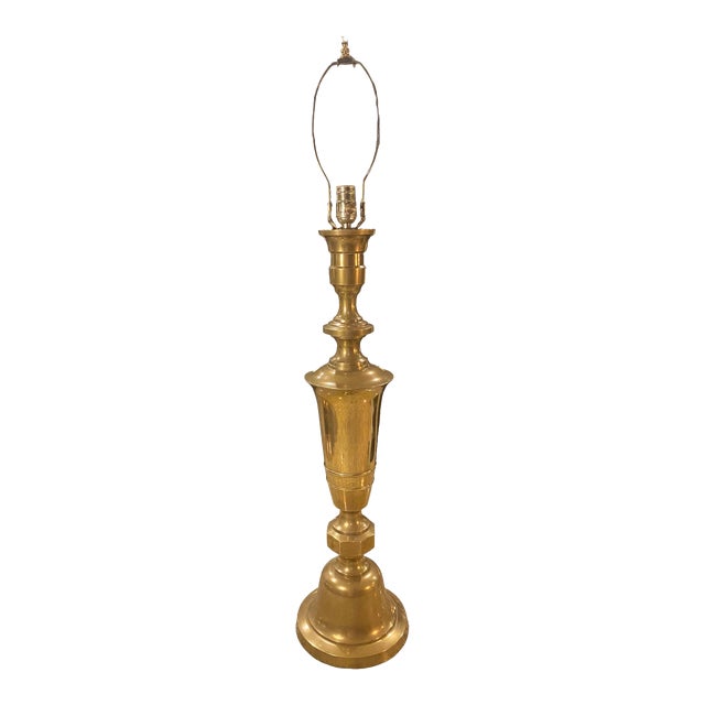 MidCentury James Mont Solid Brass Lamp Chairish