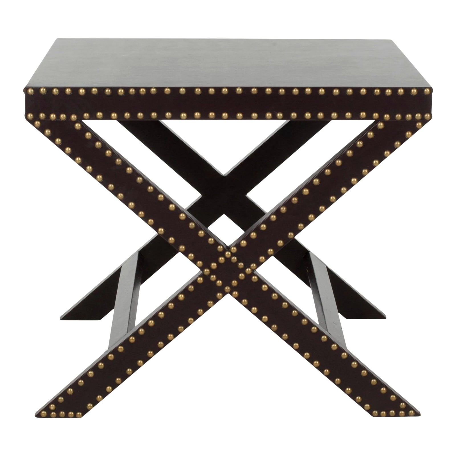 X End Table in Charcoal Chairish