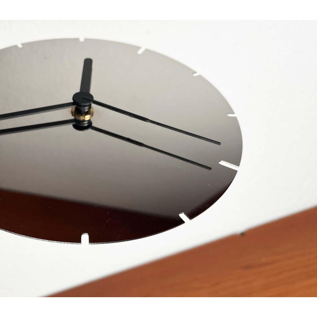 Postmodern German Chrome Wall Clock from Junghans, 1980s For Sale - Image 14 of 18