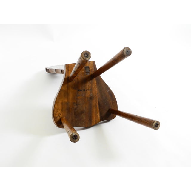 Spanish Wooden Chair with Ornate Backrest, 1960s For Sale - Image 18 of 18