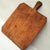 Late 19th Century 19th Century Large Antique Rustic Primitive Hardwood Bread Board / Chopping Block - Kitchen Cuttign Board For Sale - Image 5 of 11