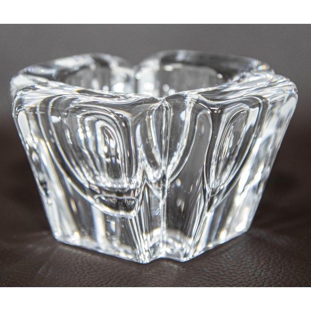 Orrefors Sweden Crystal Votive Candle Holder 1970 For Sale In Palm Springs - Image 6 of 12