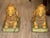 Pair of 19th Century French Faience Glazed Ceramic Recumbent Lions For Sale - Image 4 of 9