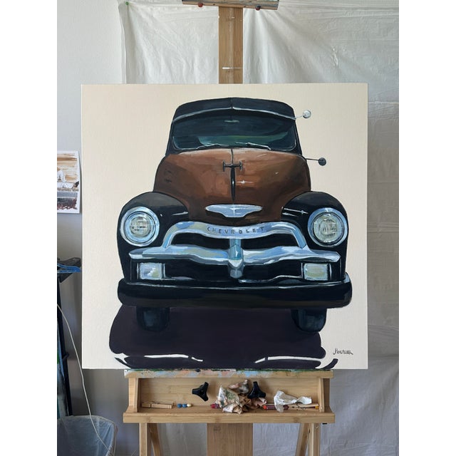 "Lucille" Original Modern Oil Painting, by Jennifer Hohlfelder For Sale - Image 9 of 11