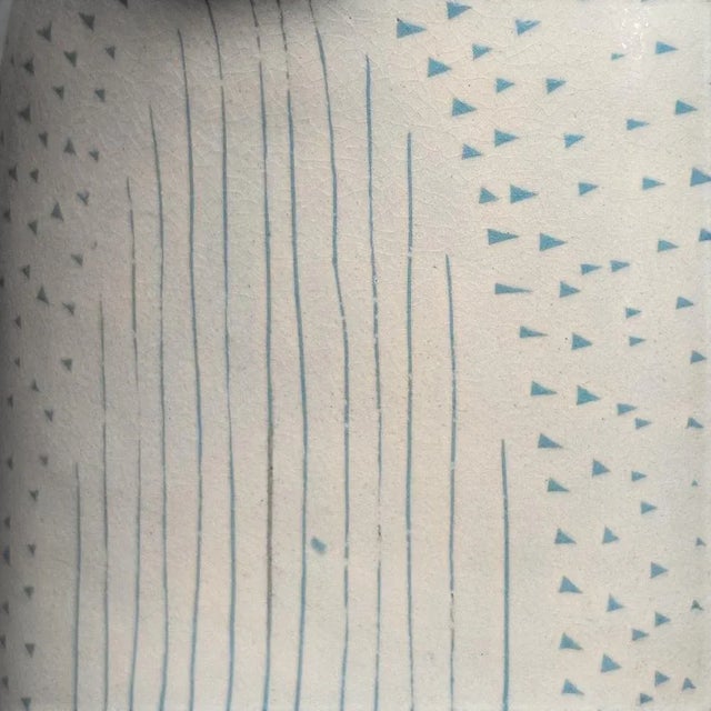 Ceramic Japanese Modernist Ikebana Vase, 1970s For Sale - Image 7 of 18