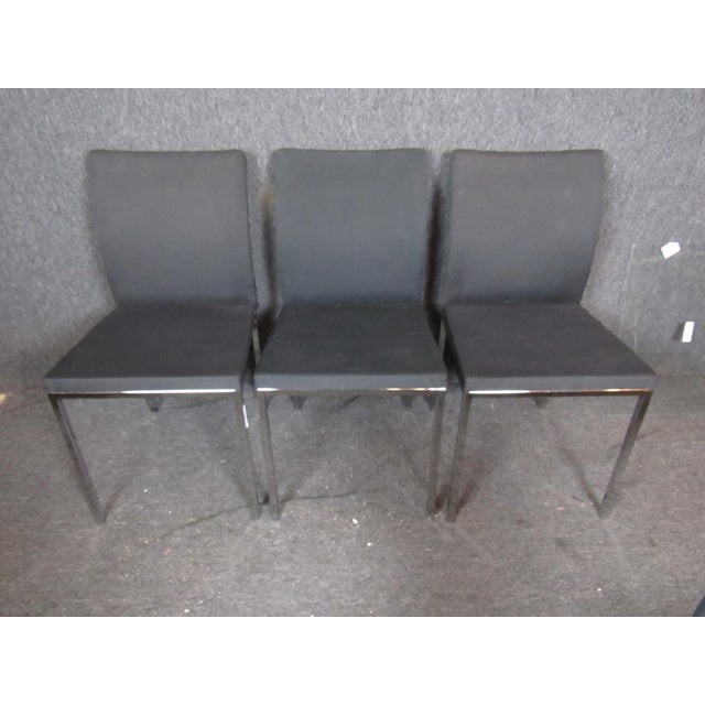 Mid-Century Modern Mid 20th Century Italian Upholstered Dining Chairs - 6 Pieces For Sale - Image 3 of 8
