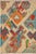 Shabby Chic Balochi Beige/Blue Wool Rug - 3'6''x5'1'' For Sale - Image 11 of 11
