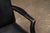 Black Pair of Black Leather Revival Armchairs With Nailhead Trim For Sale - Image 8 of 12