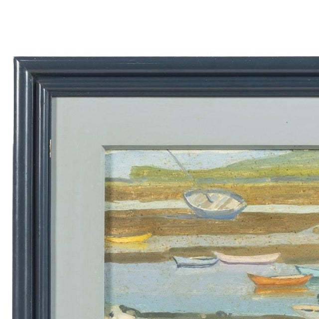 Painting - Luis Demée. "Viana do Castelo". Oil on platex. Signed and dated 1957. Dimensions: 48 cm x 58 cm.