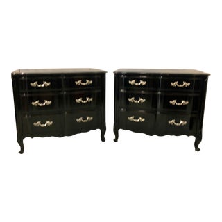 Pair of Lacquered Chests by Davis Furniture For Sale