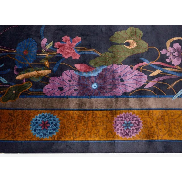 Chinese Art Deco Rug For Sale - Image 9 of 11