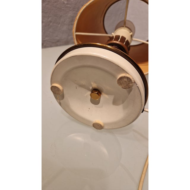 Bedside Lamps in Copper-Plated Brass with Lampshades from Stilnovo, 1960s, Set of 2 For Sale - Image 6 of 14